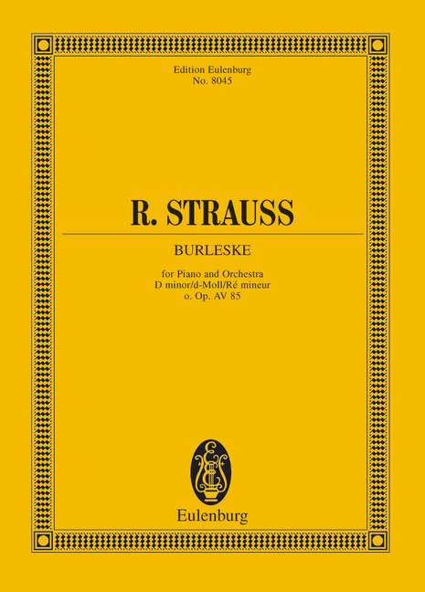 Burleske d-moll (Study score)