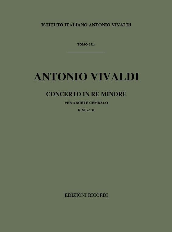 Concerto in re min., RV.128 (Full score)