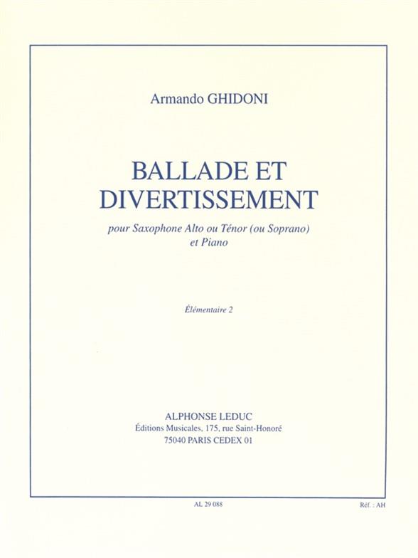 Ballade et divertissement