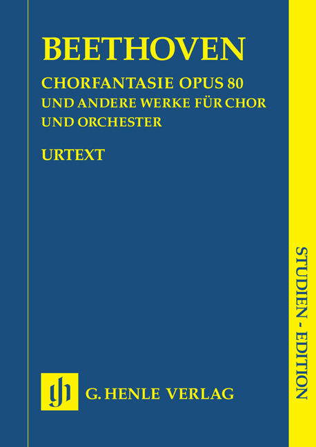 Chorfantasie, Op.80 und andere Werke (Study score)