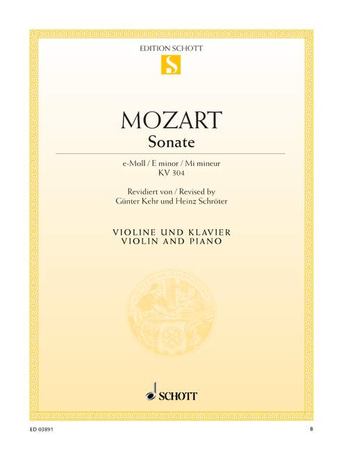 Sonate e-moll, KV.304