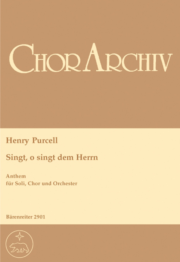 O, sing unto the Lord (Full score)