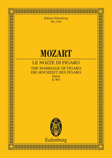 Die Hochzeit des Figaro (Study score)