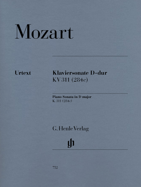 Piano sonata D major, KV.311 (284c)
