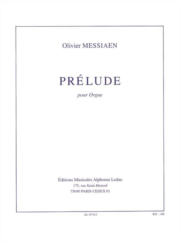 Prélude pour orgue