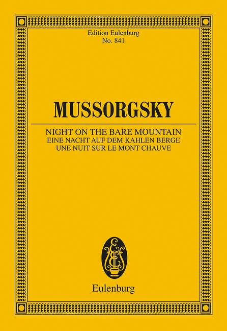 Night on a bare mountain (Study score)