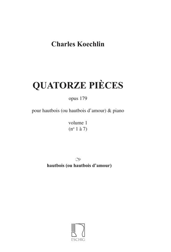 14 Pieces, Op.179 - Vol.1 (1-7)
