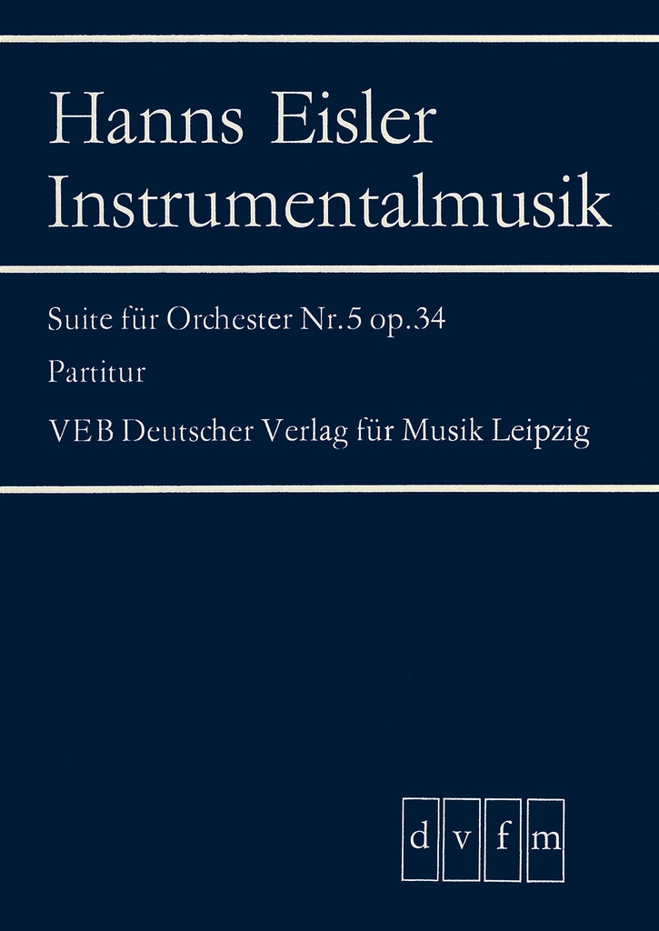 Suite for Orchestra No.5, Op.34 (Full score)