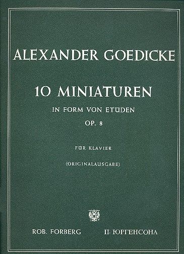 10 Miniaturen, Op.8