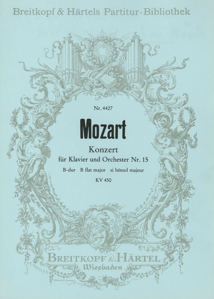 Piano Concerto [No. 15] in Bb major, KV.450 (Full score)
