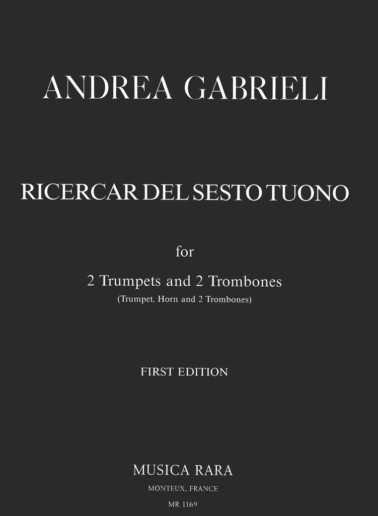 Ricercar del sesto tuono (Set of parts)