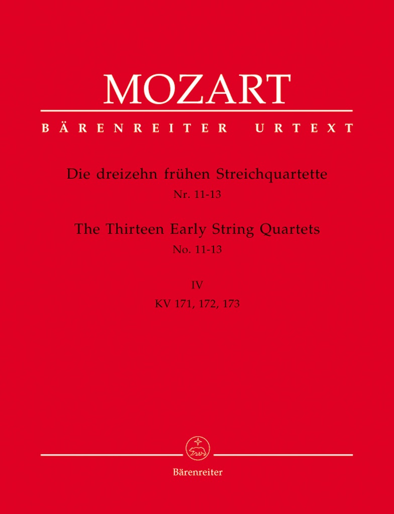 13 Early String Quartets - Vol.4 (Parts)