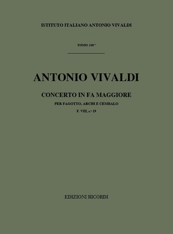 Concerto in fa, RV.488 (Full score)
