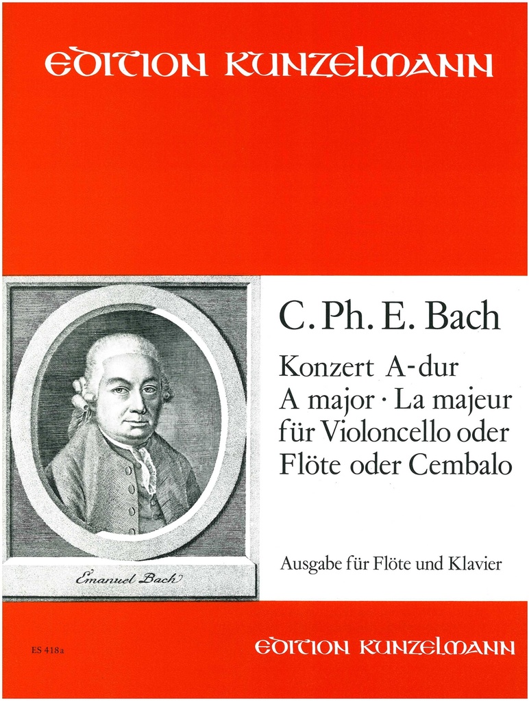 Violoncello Concerto in A-dur, Wq.172 H.439 (Piano reduction)
