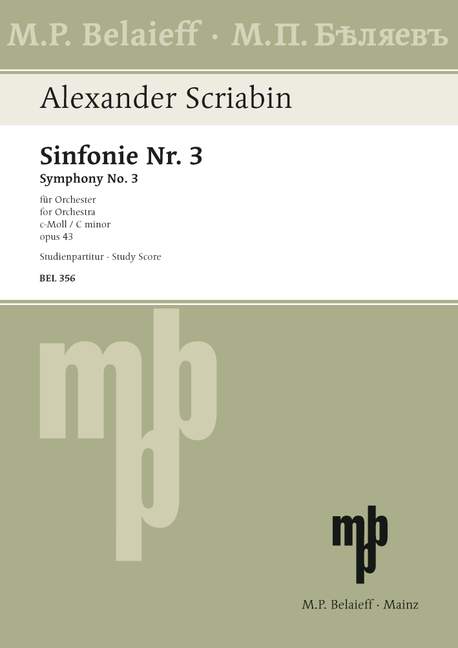Symphony No. 3 C minor, Op.43 (Study score)