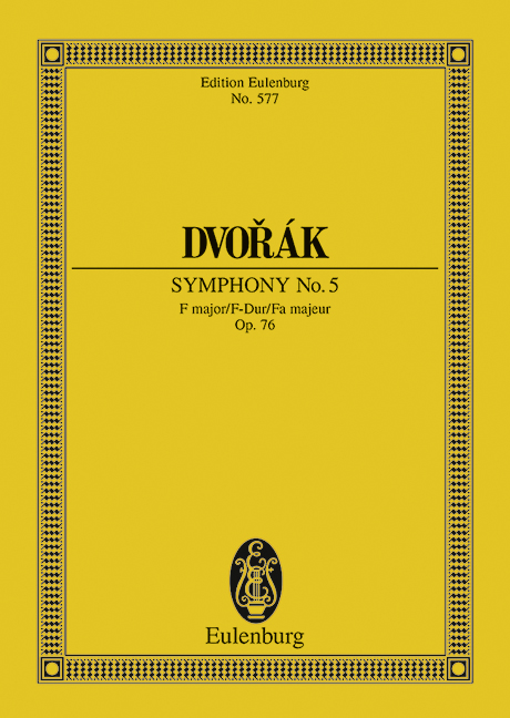 Symphony No.5 F major, Op.76 (Study score)