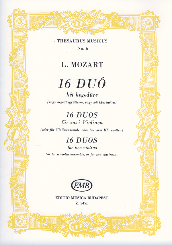 16 Duos for 2 violins