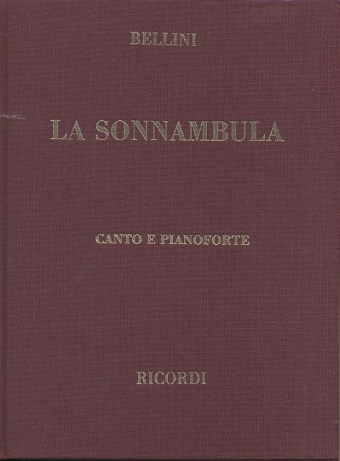 La sonnambula (Canto e pianoforte - Rilegato)