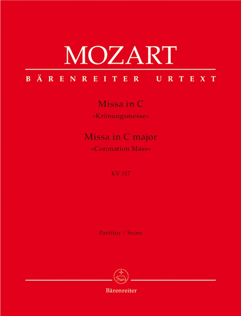 Missa C major, KV.317 'Coronation Mass' (Full score)