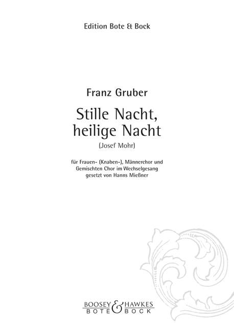 Stille Nacht heilige Nacht