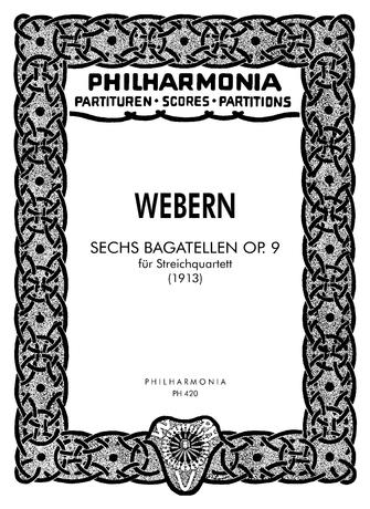6 Bagatellen, Op.9 (Study score)