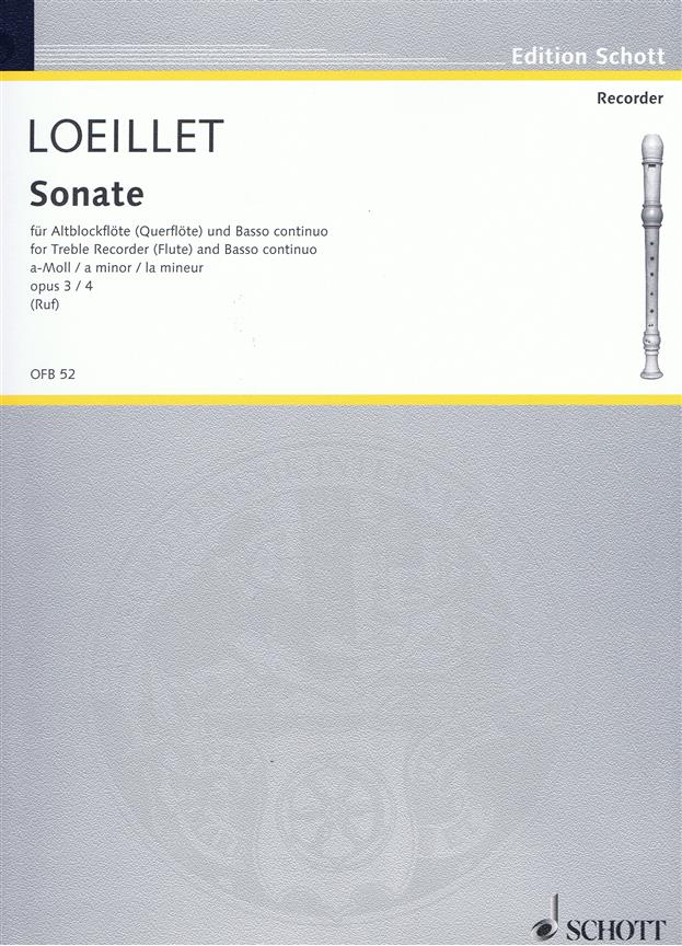 Sonate No. 4 in a-moll, Op.3/4