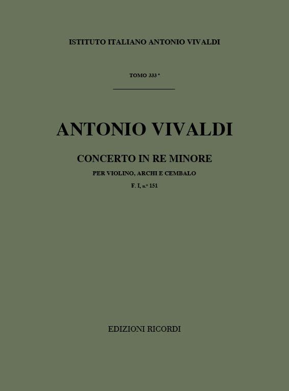 Concerto in re minore, RV.245 (Full score)