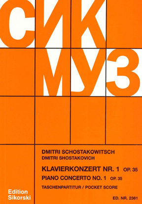 Concerto No.1 in c minor, Op.35 (Study score)