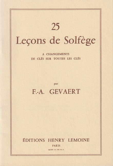 25 Leçons de Solfège (7 Clés)