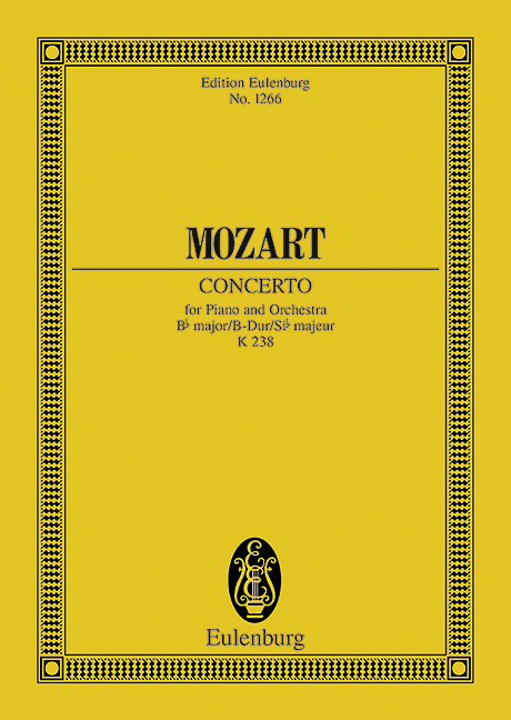Piano concerto nr. 9, KV.238 (Study score)