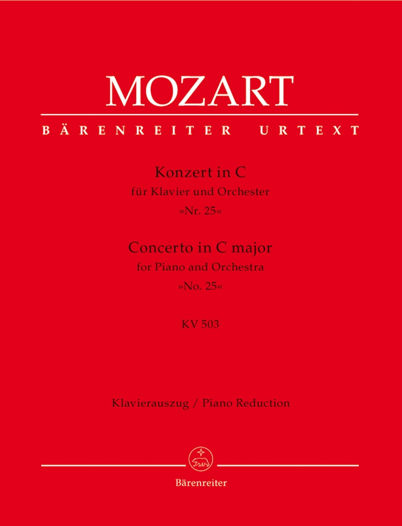 Concerto No.25 C major, KV.503 (Piano reduction)