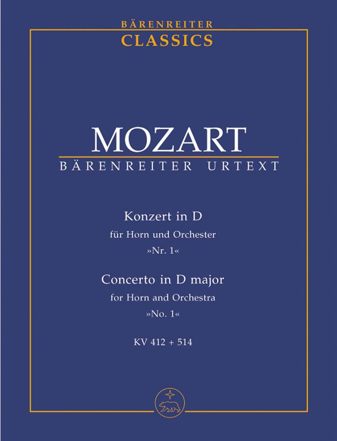 HornConcerto D major KV.412/514 (Study score)
