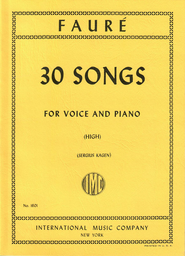 30 Songs (High voice)