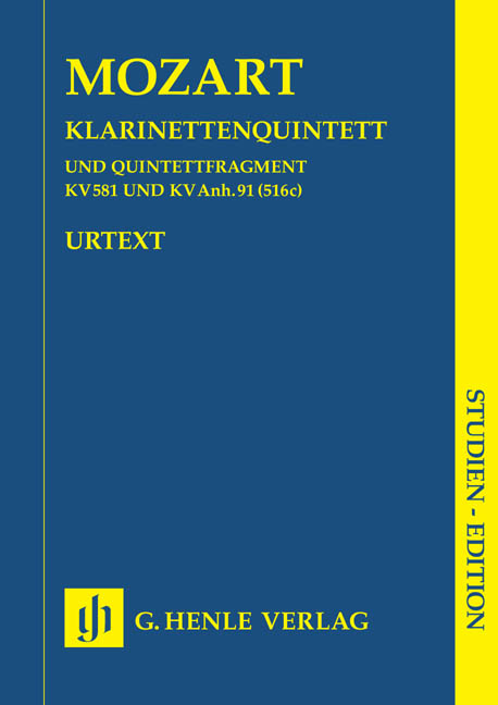 Klarinettenquintett, KV.581 (Studien-Edition)