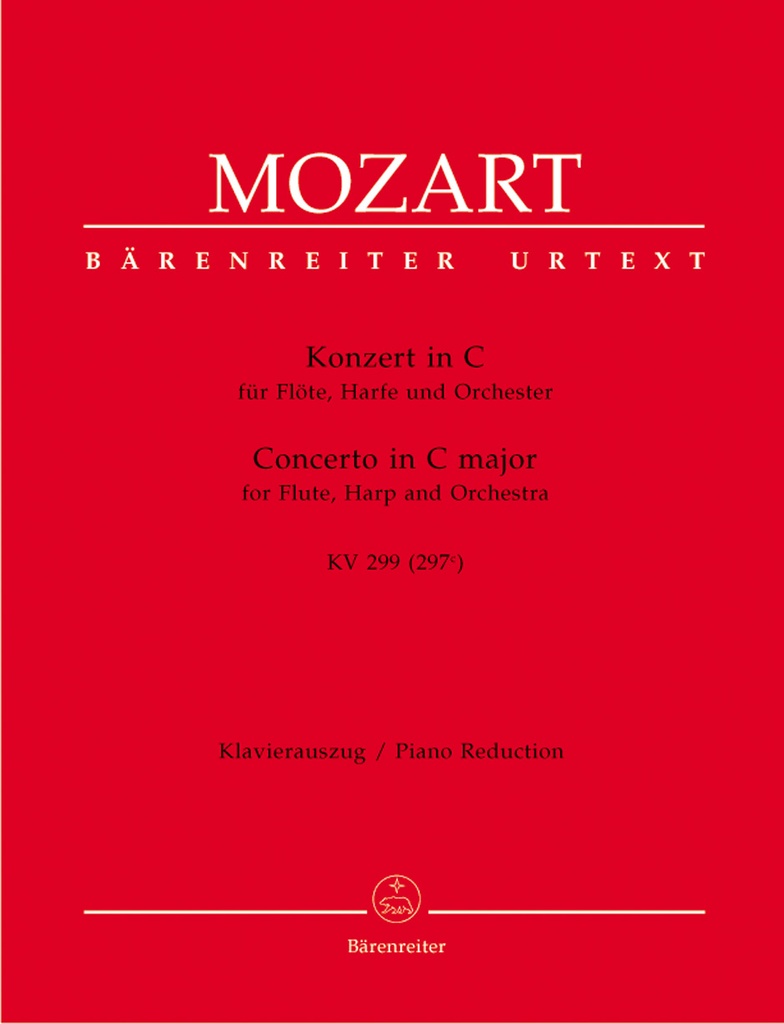 Concerto for Flute, Harp and Orchestra C major, KV.299(297c) (Piano reduction)