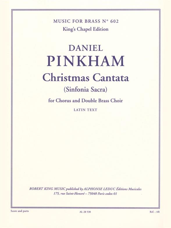 Cantate de Noël (Partition et parties)