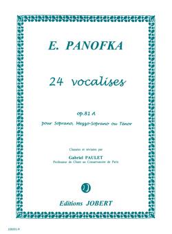 24 Vocalises, Op.81a (Voix élevée)