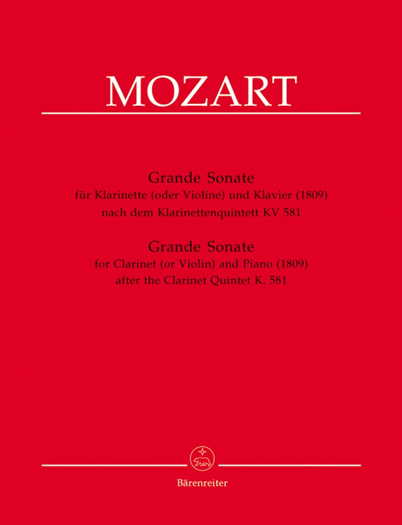 Grande Sonate, KV.581