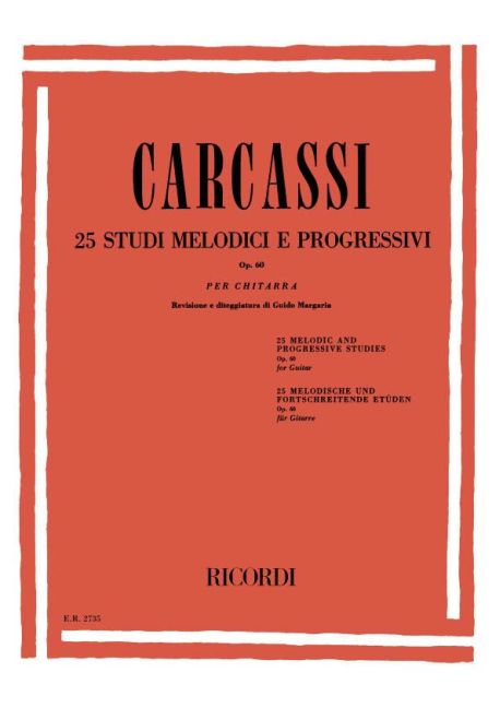 25 Studi Melodici, Op.60 (RICORDI)