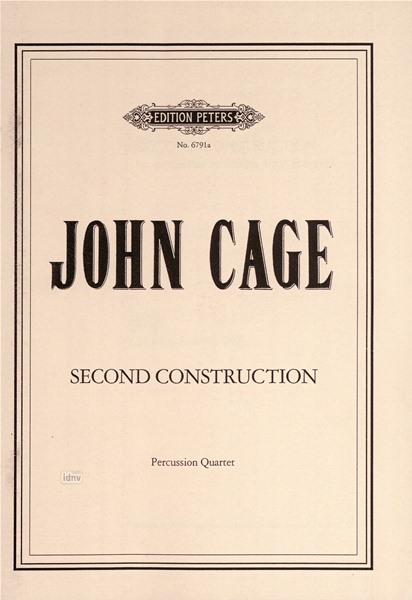 Second construction - Partitur