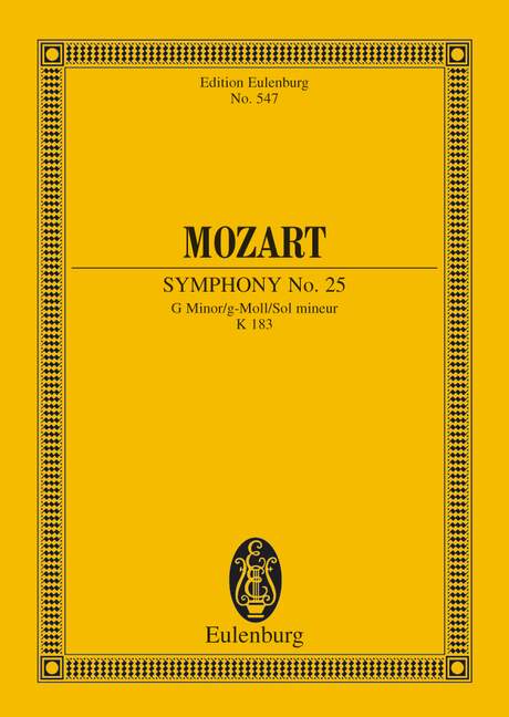 Sinfonie Nr.25 in g-Moll (Study score)