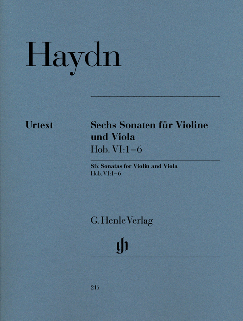 6 Sonaten, Hob.VI:1-6
