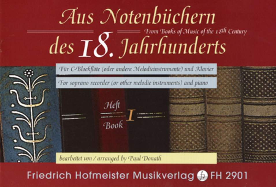 Aus Notenbuchern des 18.Jahrhunderts - 1