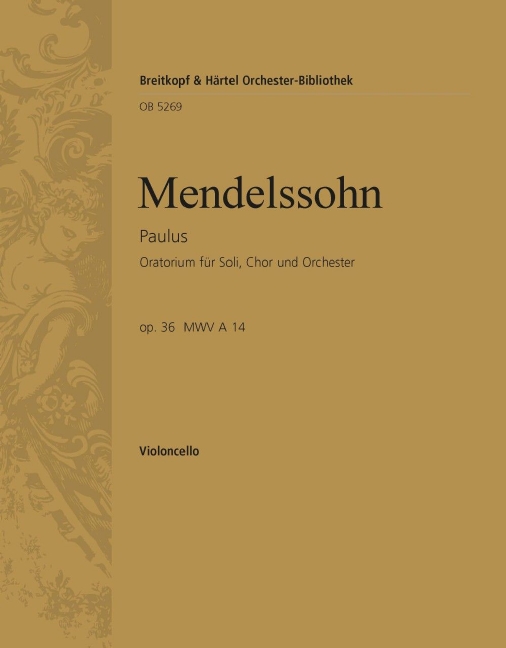 Saint Paul, MWV.A 14, Op.36 (Cello)