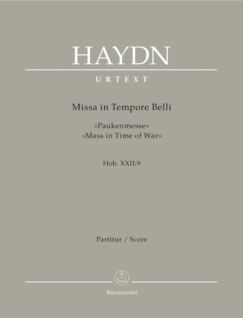 Missa in tempore belli, Hob.XXII:9 Paukenmesse (Full score)