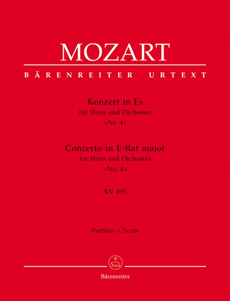 Horn Concerto No.4 Es major, KV.495 (Full score)