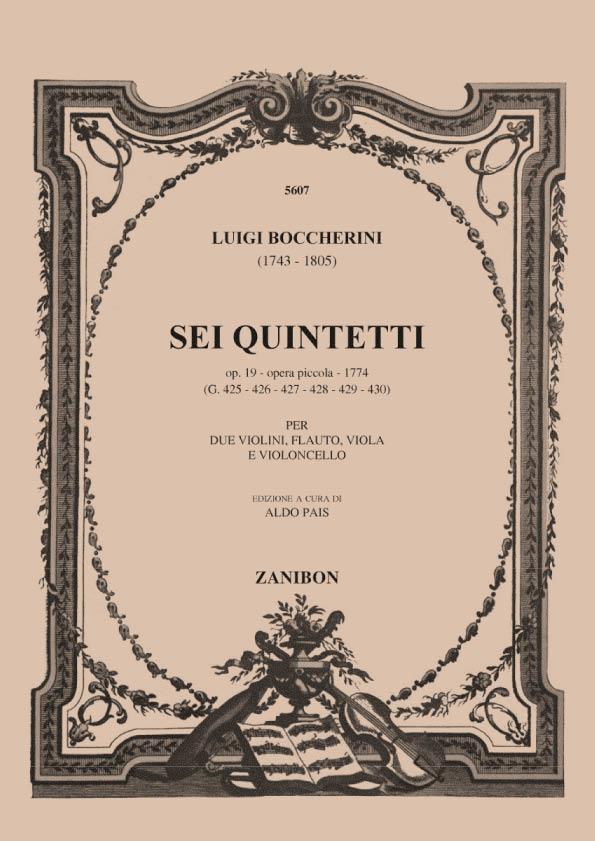 6 Quintetti, Op.19 (Score)