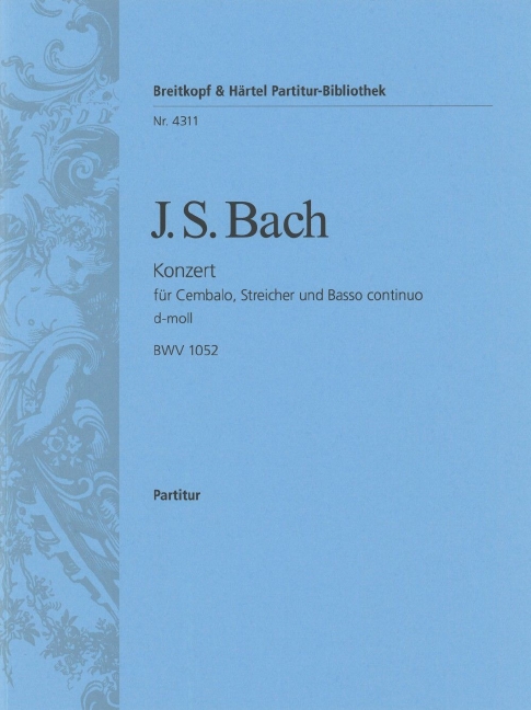 Harpsichord Concerto in D minor, BWV.1052 (Full score)