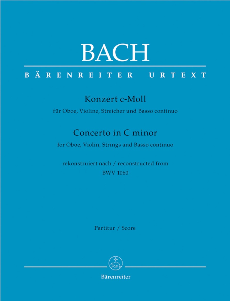 Concerto c minor nach BWV.1060 (Full score)