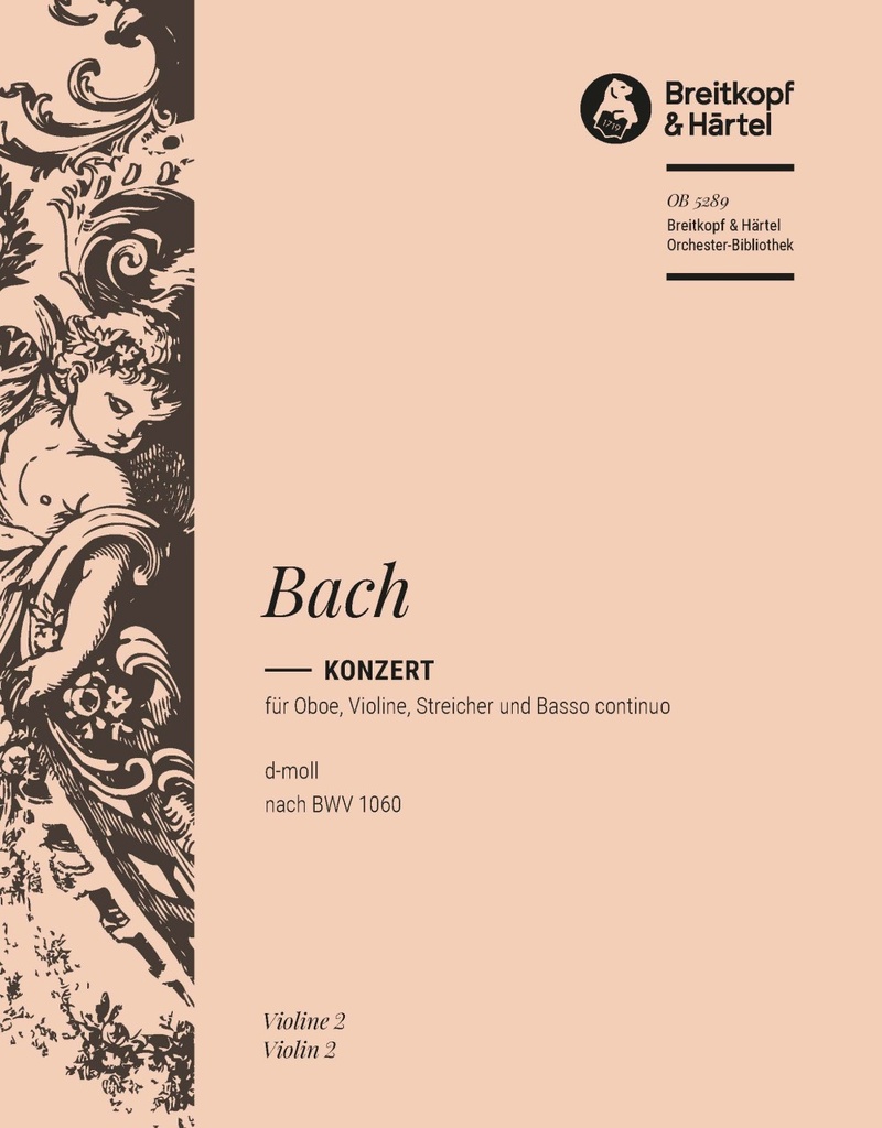 Double Concerto in D minor. Reconstruction based on, BWV.1060 (Violin 2)